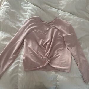 Lululemon Women's Pink Twist Front Top